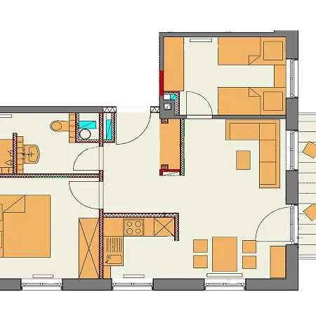 Rodehuus 9 Casa de Férias Borkum